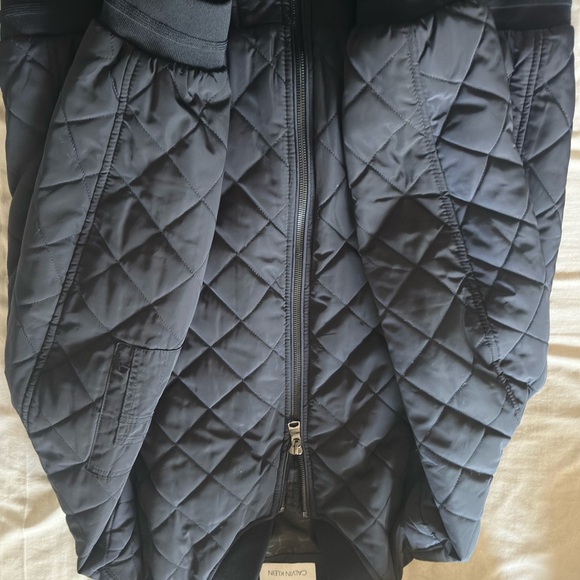 Calvin Klein Dark Blue Quilted Jacket - Picture 2 of 3